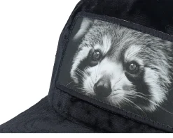 Red Panda Big Patch Velvet Black Trucker - Calza Pennello