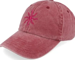 Red Sun Logo Red Dad Cap - Salty Soul