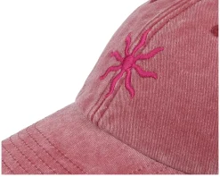 Red Sun Logo Red Dad Cap - Salty Soul