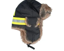 Reflex Faux Fur Black Trapper - MJM Hats