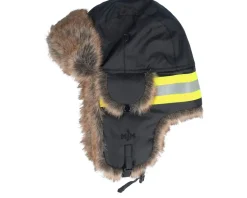 Reflex Faux Fur Black Trapper - MJM Hats