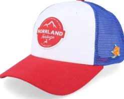 Reindeer Patch Cap White/Red/Blue Trucker - SQRTN