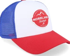 Reindeer Patch Cap White/Red/Blue Trucker - SQRTN