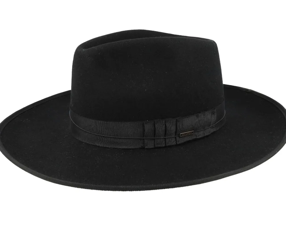 Reno Black/Black Fedora - Brixton