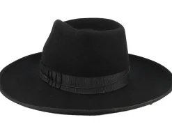 Reno Black/Black Fedora - Brixton