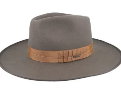 Reno Dark Green Fedora - Brixton