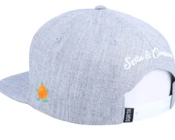Represent Heather Grey/White Snapback - SQRTN
