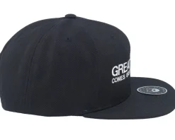 Responsibility Black Snapback - Bearded Man
