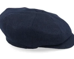 Retro Cap 409 Navy Newsboy Flat Cap - Wigéns