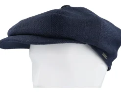 Retro Cap 409 Navy Newsboy Flat Cap - Wigéns