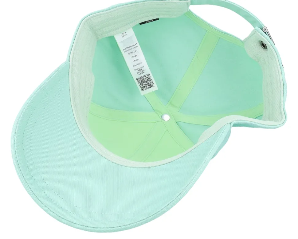 Retro Cap Vivid Green/Peppermint Adjustable - Peak Performance
