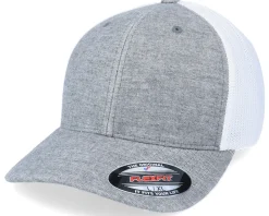 Retro Mesh Melange Grey/White Trucker Flexfit - Flexfit