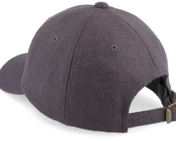 Retro Patch Wool Blend Cap Anthracite Adjustable - Karl Kani