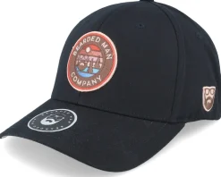 Retro Sunset Patch Black Flexfit - Bearded Man