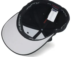 Retro Sunset Patch Black Flexfit - Bearded Man