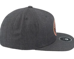 Retro Sunset Patch Charcoal Grey Snapback - Bearded Man