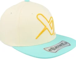 Retro 2tone Hat Sr Natural/Aqua Fitted - Bauer