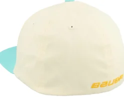 Retro 2tone Hat Sr Natural/Aqua Fitted - Bauer