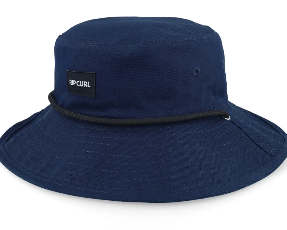 Revo Valley Mid Brim Hat Navy Bucket - Rip Curl