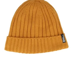 Rib Knit Beanie Safflower Cuff - Jack Wolfskin