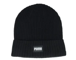 Ribbed Classic Beanie Black Cuff - Puma