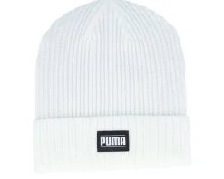 Ribbed Classic Beanie Warm White Cuff - Puma
