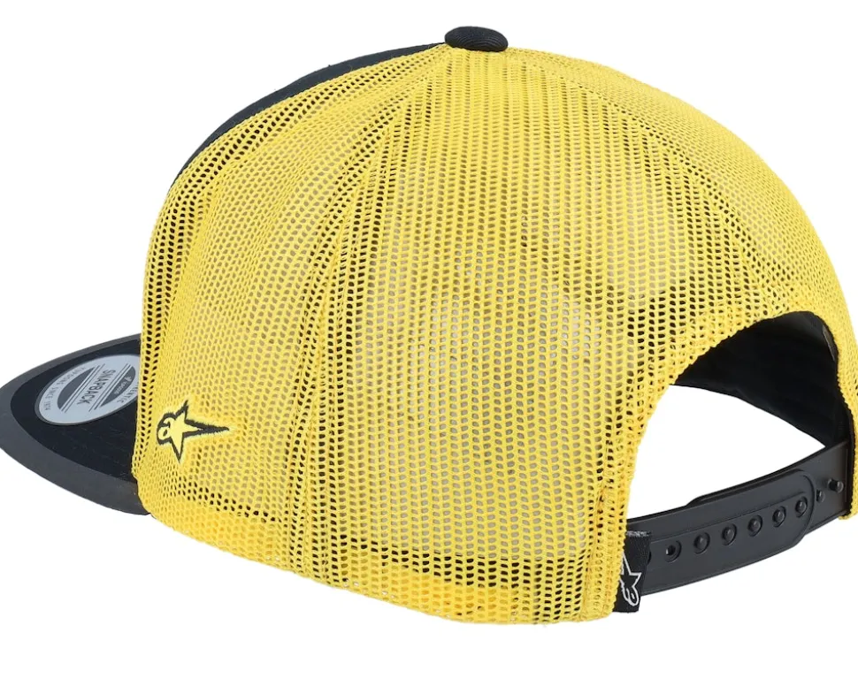 Ride 4.0 Hat Black/Yellow/Red Trucker - Alpinestars