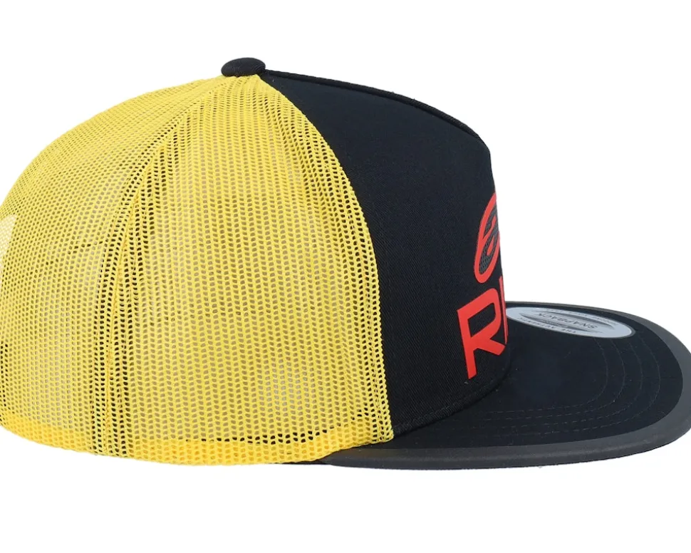 Ride 4.0 Hat Black/Yellow/Red Trucker - Alpinestars