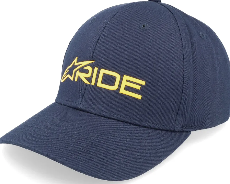 Ride 3.0 Hat Navy/Gold Adjustable - Alpinestars