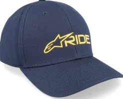Ride 3.0 Hat Navy/Gold Adjustable - Alpinestars