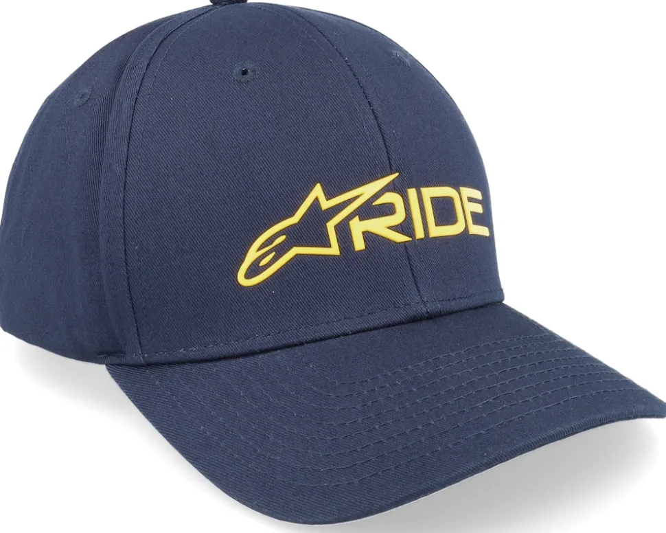 Ride 3.0 Hat Navy/Gold Adjustable - Alpinestars