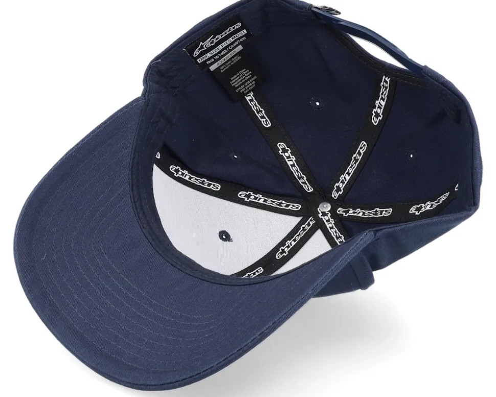 Ride 3.0 Hat Navy/Gold Adjustable - Alpinestars