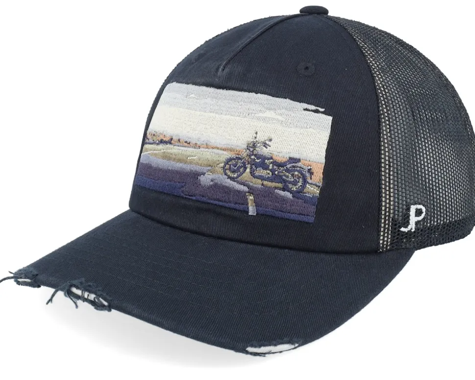 Rider Black A-Frame Trucker - Jim Pilleus