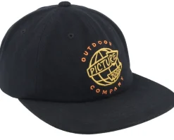 Rill Soft Cap Black Strapback - Picture