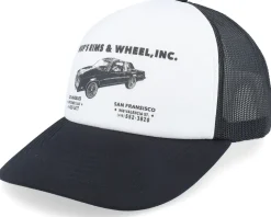 Rim & Wheels Hat White/Black Trucker - HUF