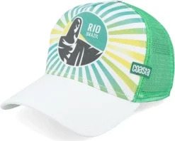 Rio White/Green Coastal Trucker - Coastal