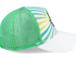 Rio White/Green Coastal Trucker - Coastal
