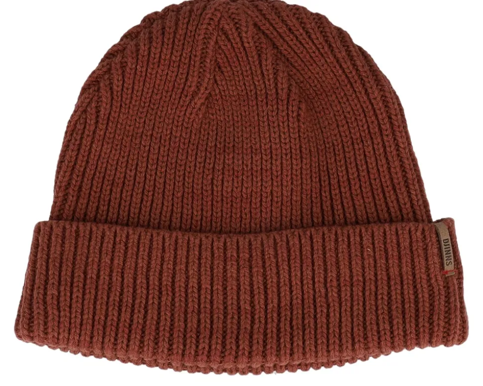 Rip Knit #2 Rust Djinns Short Beanie - Djinns