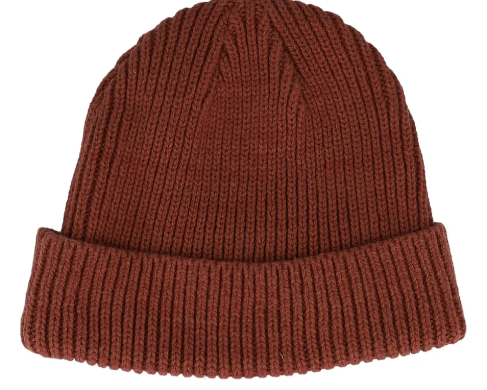 Rip Knit #2 Rust Djinns Short Beanie - Djinns
