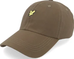 Ripstop Baseball Cap Olive Dad Cap - Lyle & Scott