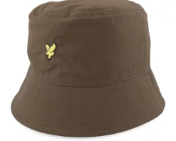 Ripstop Reversible Hat Jet Black/Olive Bucket - Lyle & Scott