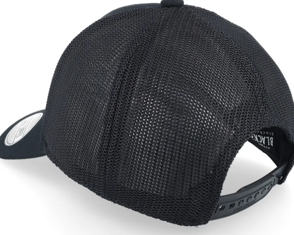 Riverside Black W Black Mesh W Patch Trucker - Black Clover