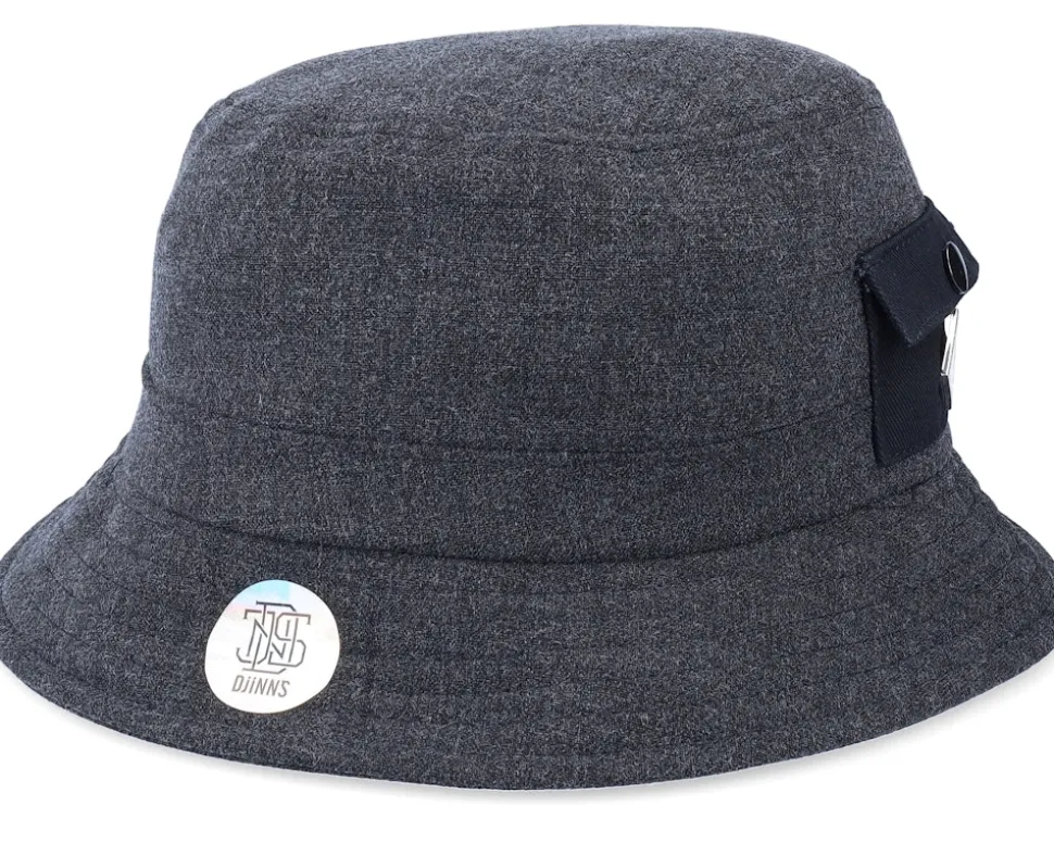 R/L Knit Black Bucket - Djinns