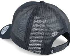 Road Tested Cheese Hat Black A-Frame Trucker - Volcom