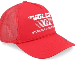 Road Tested Cheese Hat Cranberry A-Frame Trucker - Volcom