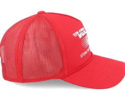 Road Tested Cheese Hat Cranberry A-Frame Trucker - Volcom