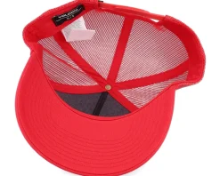 Road Tested Cheese Hat Cranberry A-Frame Trucker - Volcom