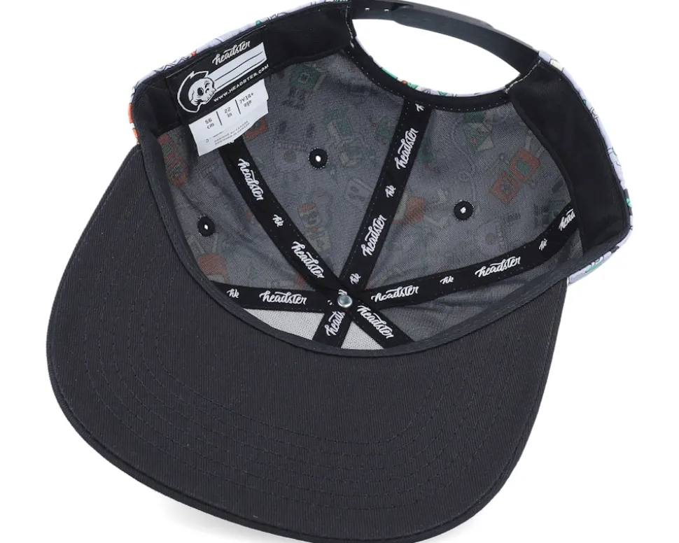 Robotic Chaos Grey/Black Mix Snapback - Headster