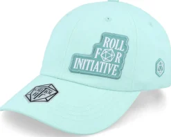 Roll For Initiative Patch Diamond Blue Dad Cap - Critiql Hit