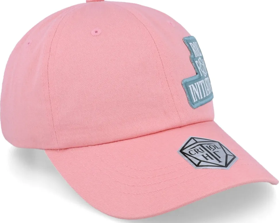 Roll For Initiative Patch Pink Dad Cap - Critiql Hit